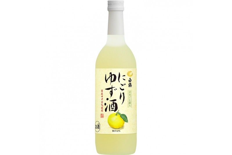 Yuzu Sake - HAKUTSURU Nigori 70cl 12°