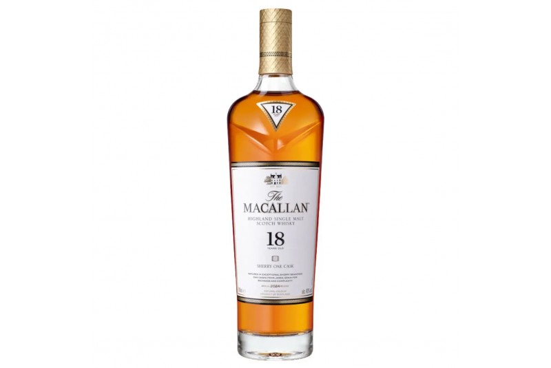 The Macallan Sherry Oak 18 Years Highland Single Malt Scotch 70cl 43°